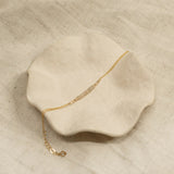 Barberry Bead Bracelet - Beige Moonstone