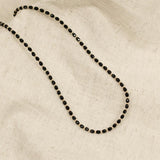 Black Beads Necklace