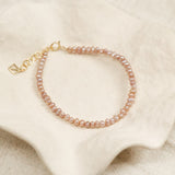 Rose Keshi Pearl Bracelet - Medium
