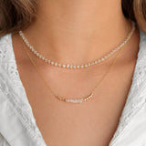 Barberry Bead Necklace - Moonstone