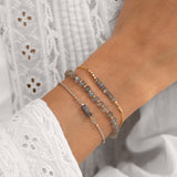 Barberry Bead Bracelet - Labradorite