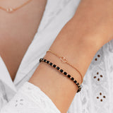 Black Beads Bracelet