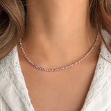 Rose Keshi Pearl Necklace - Medium