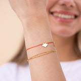 Heart Bracelet - Red