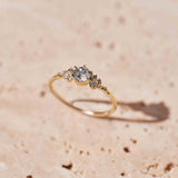 Luminary Diamond Ring - 0,47ct Salt & Pepper Diamonds