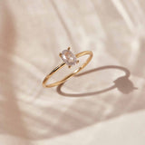 Luna Diamond Ring - 0,4ct Salt & Pepper Diamonds