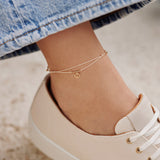Makaro Mini-Anklet - beige