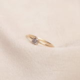 Solitary Diamond Ring - 0,35ct Salt & Pepper Diamond