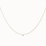 Twinkle Diamond Necklace - 0,1ct Salt & Pepper Diamond