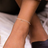 Makaro Mini-Anklet - beige