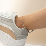 Makaro Mini-Anklet - beige