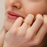 Twinkle Diamond Ring - 0,1ct Salt & Pepper Diamond