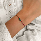 Trio Bead Bracelet - Jade