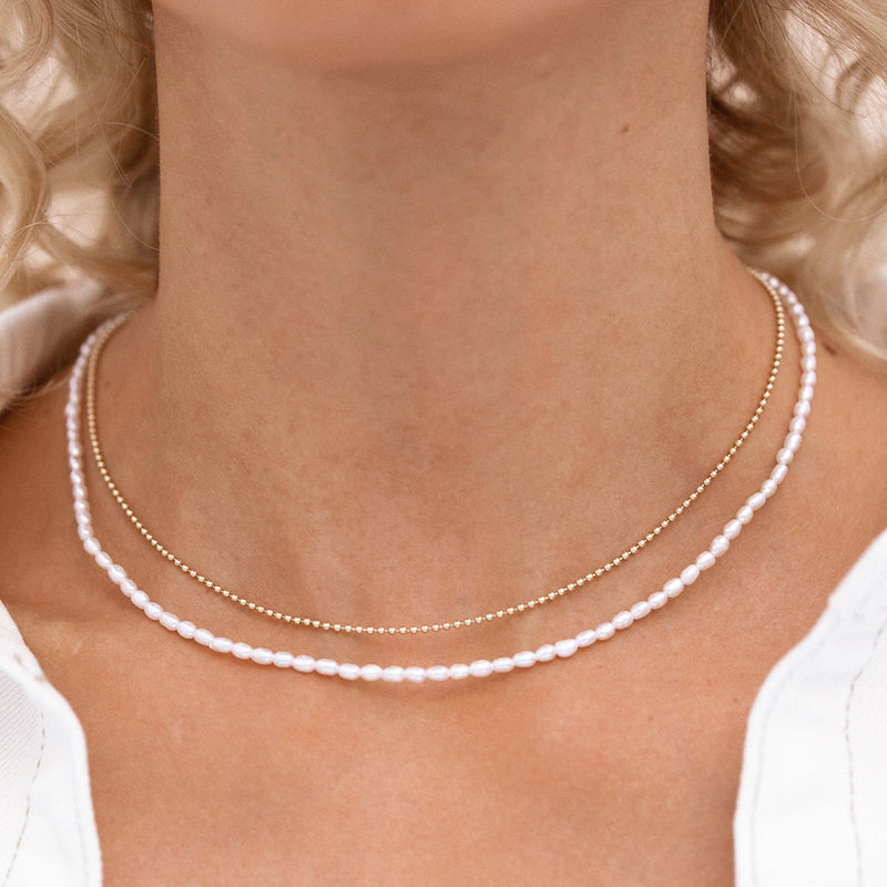 Tiny Pearl Necklace