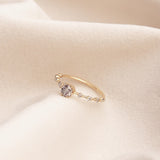 Aurora Diamond Ring - 0,51ct Salt & Pepper Diamonds