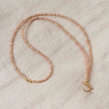 Talisman Necklace - Sand Moonstone