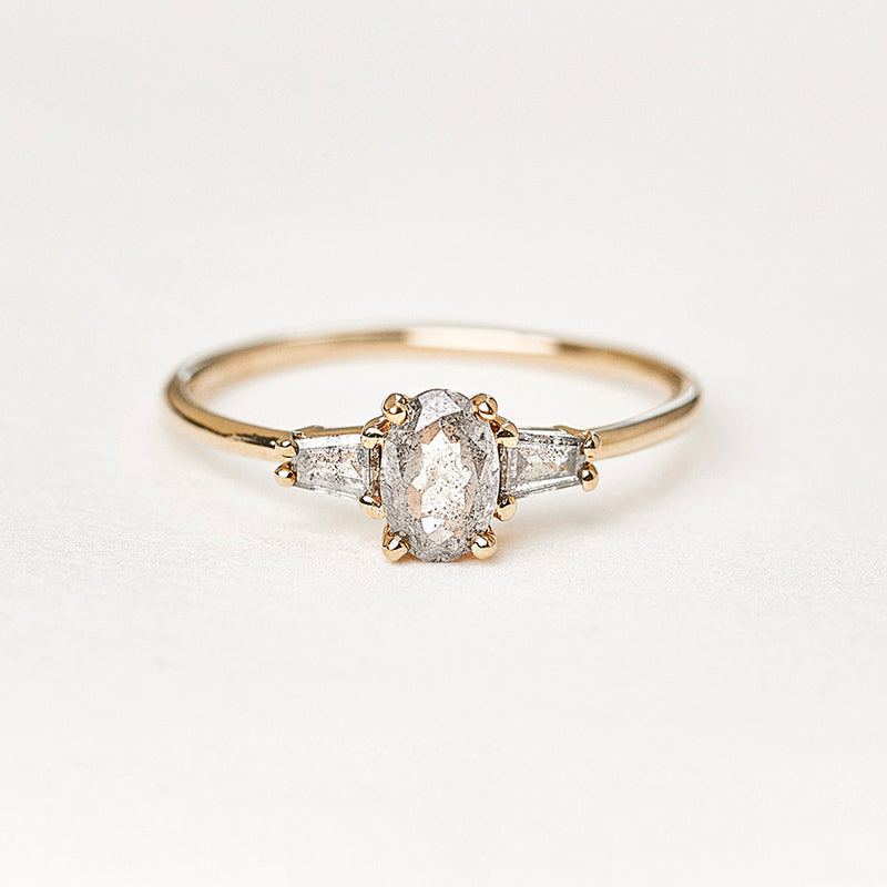 Tara Diamond Ring - 0,58ct Salt & Pepper Diamonds