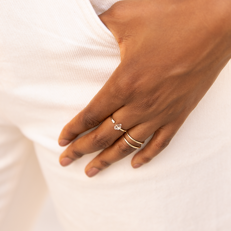 Herkimer Diamond Ring