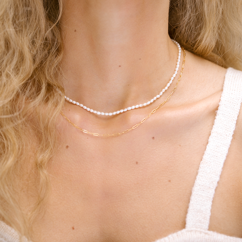 Tiny Pearl Necklace