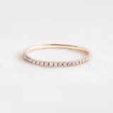 Eternity Wedding Band - 0,2ct Salt & Pepper Diamonds