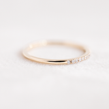 Eternity Wedding Band - 0,2ct Salt & Pepper Diamonds